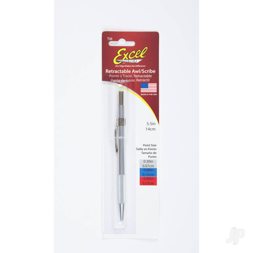 Retractable Air Release Awl, Silver - 0.030in (Carded)-5