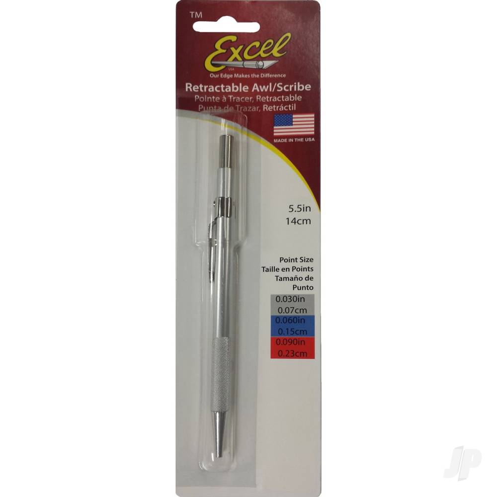 Retractable Air Release Awl, Silver - 0.030in (Carded)-6