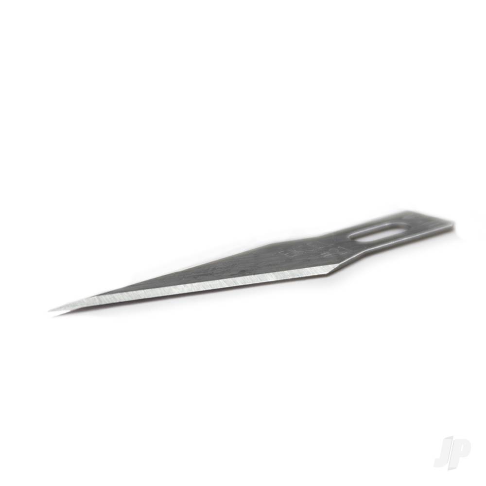 #21 Stainless Steel Blade, Shank 0.25" (0.58 cm) (5 pcs) (Carded)-3