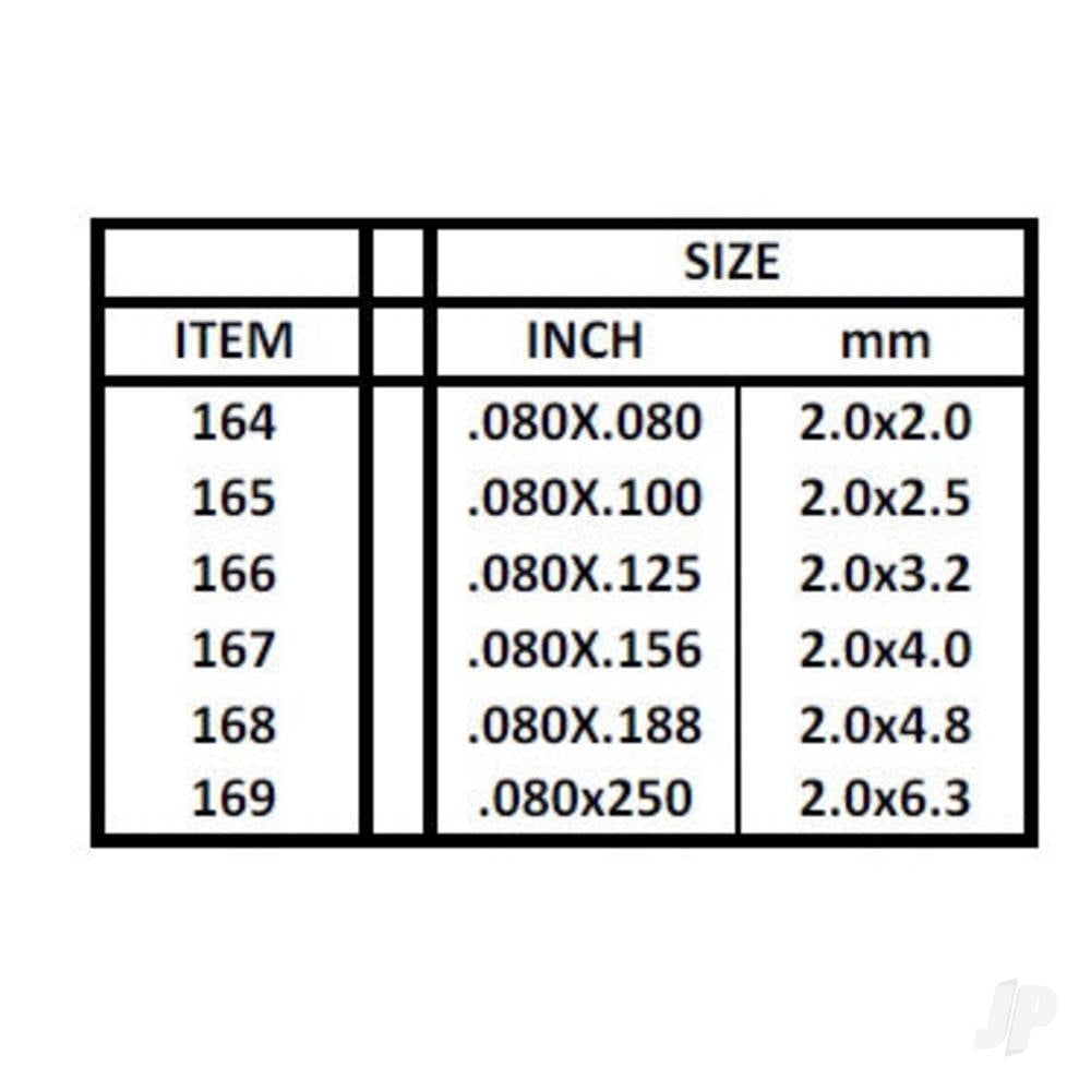 14in (35cm) Strip .010x.020in (10 per pack)-5
