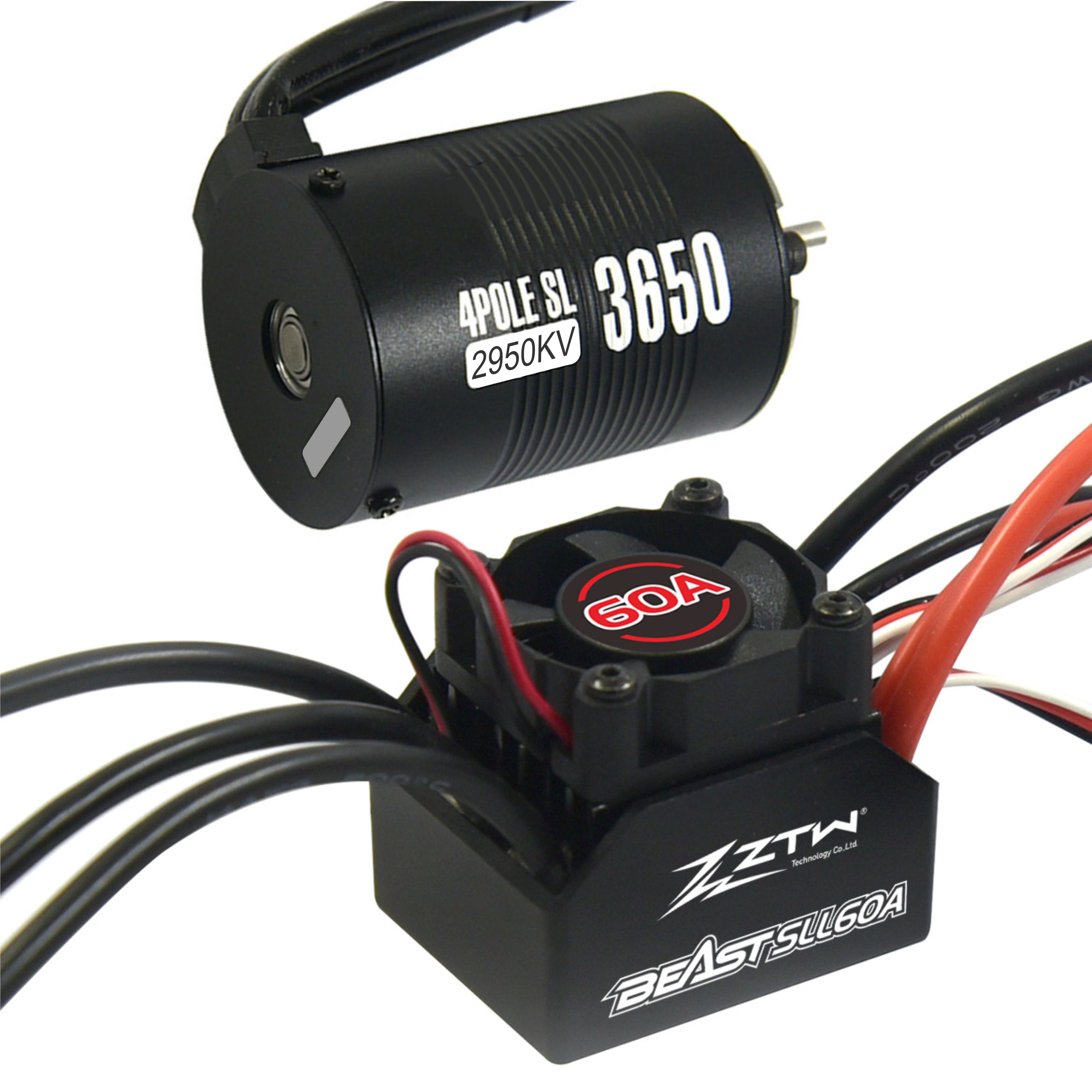 1:10 Beast SLL Combo with 60A ESC + 4P SL 3650B 2950Kv Motor