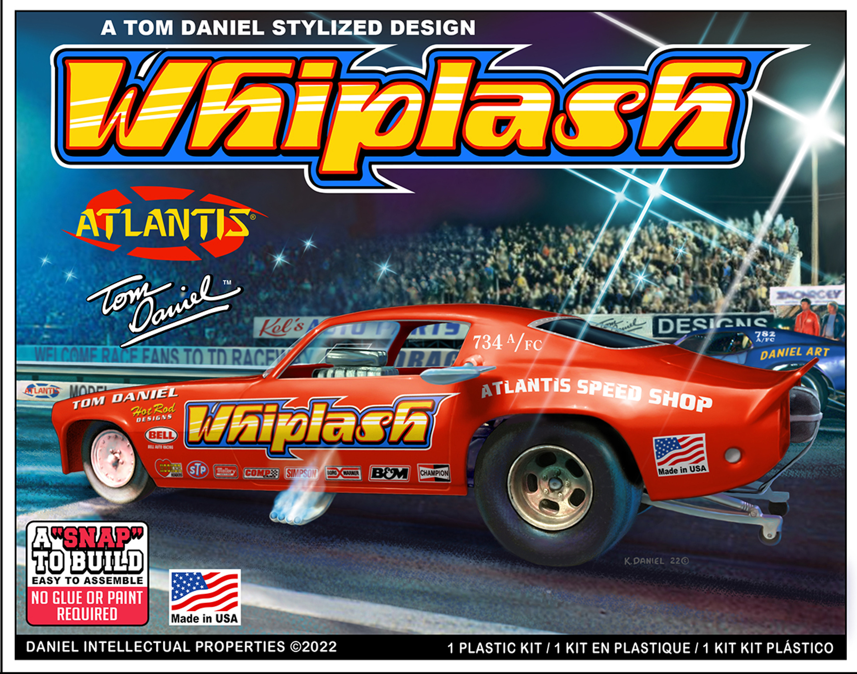 1:32 Snap Tom Daniel Whiplash Camaro Funny Car