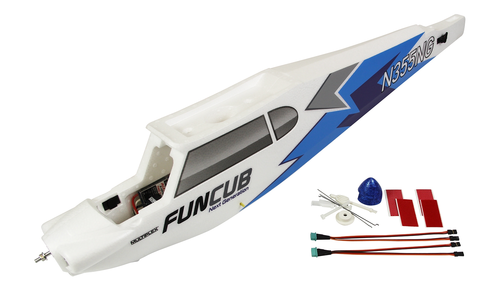 RR FunCub NG Fuselage (with RC and Blue Decal)