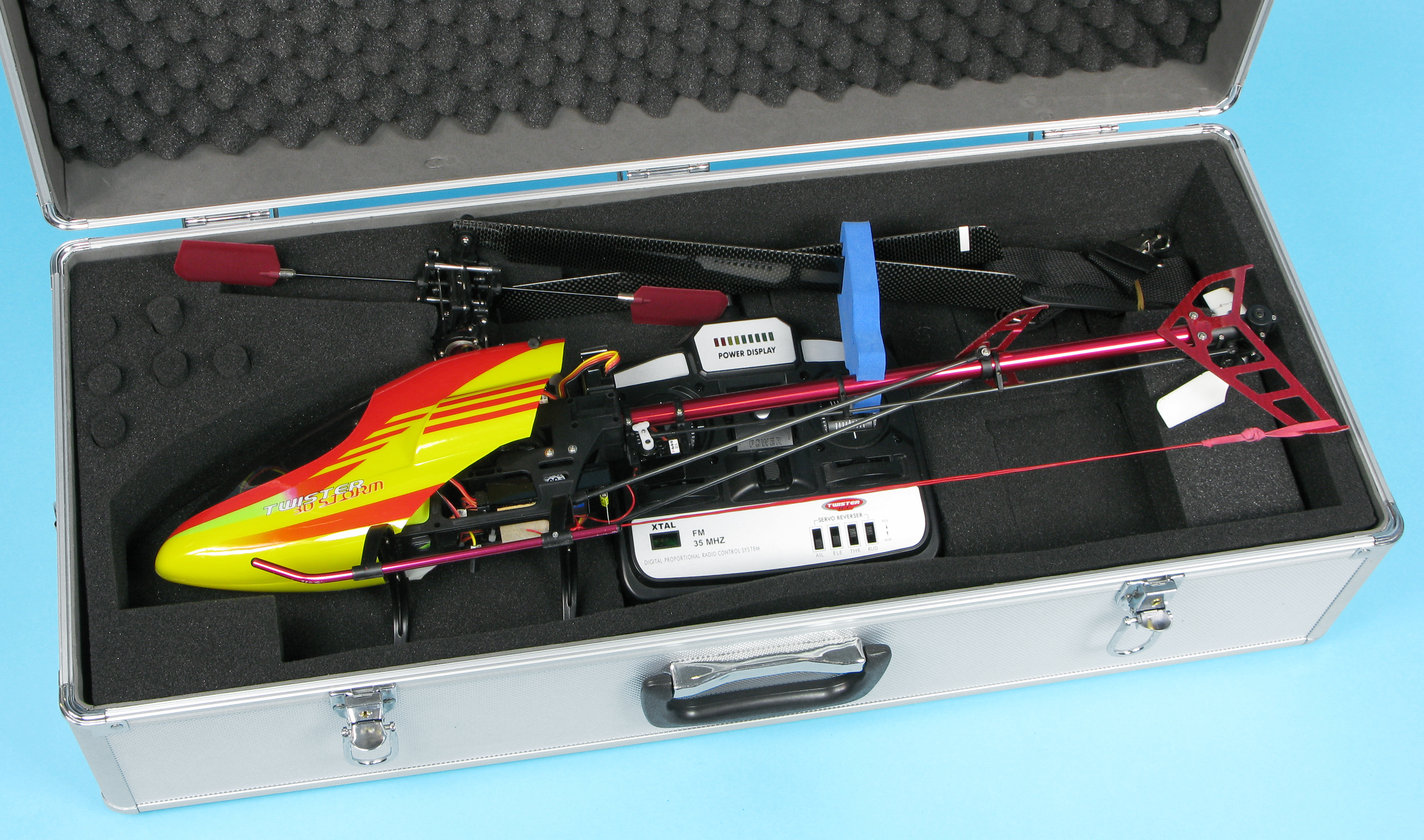Aluminium Electric Helicopter Case (300-450)-3