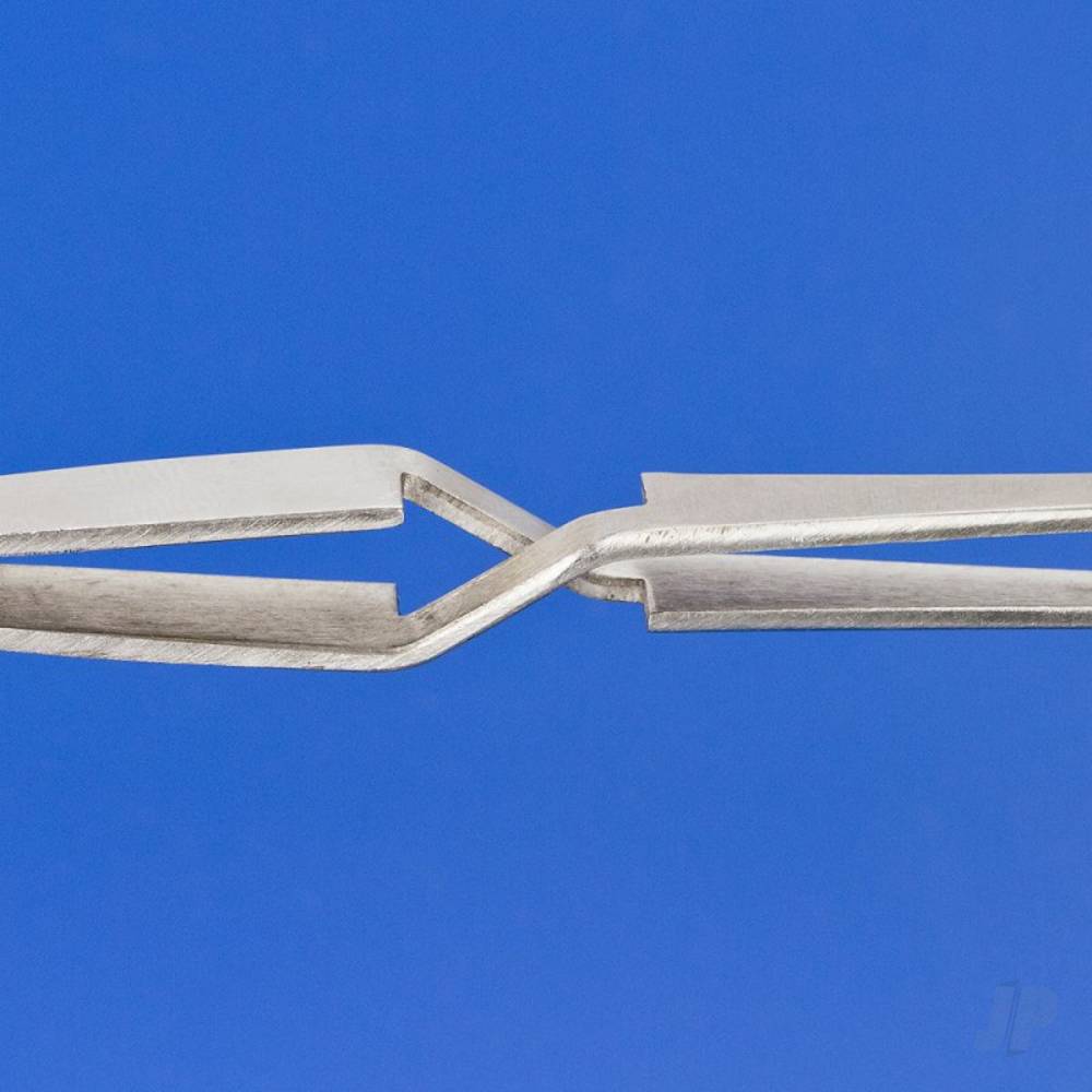 Straight Tip Reverse Action Blunt End Tweezers (160mm) (PTW1126)-2