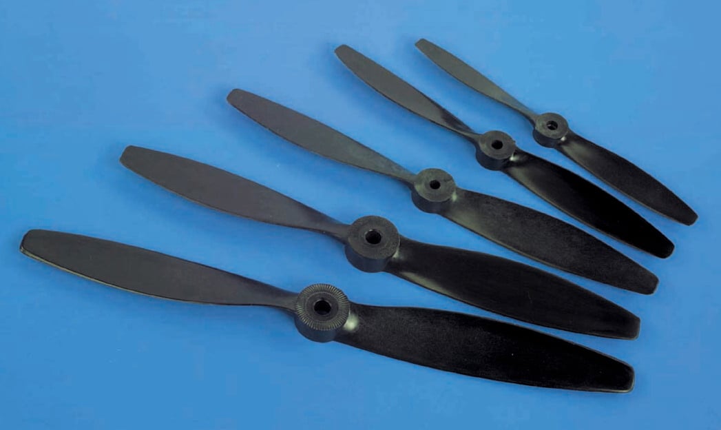 11x6 Nylon Glass Fibre Black Propeller
