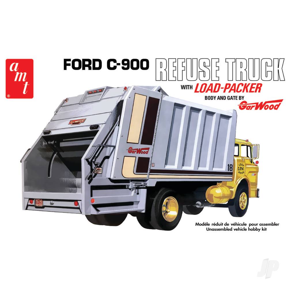 Ford C-900 Gar Wood Load Packer Garbage Truck-2