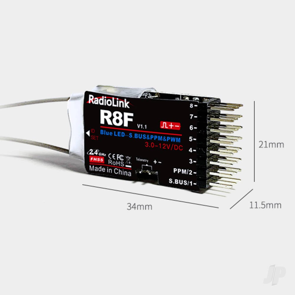 R8F 2.4GHz 8-Channel Receiver-2