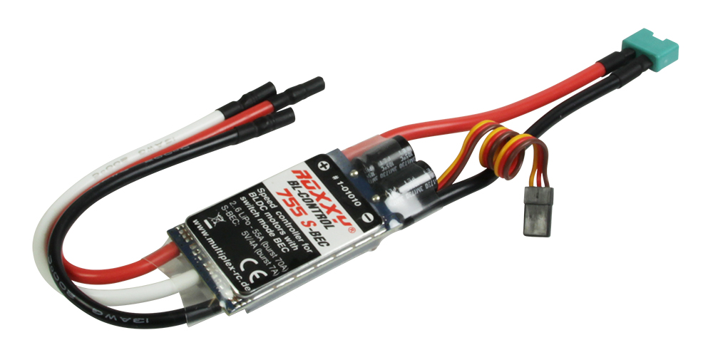 ROXXY BL-Control 755 S-BEC FunJet 2 longer leads-2