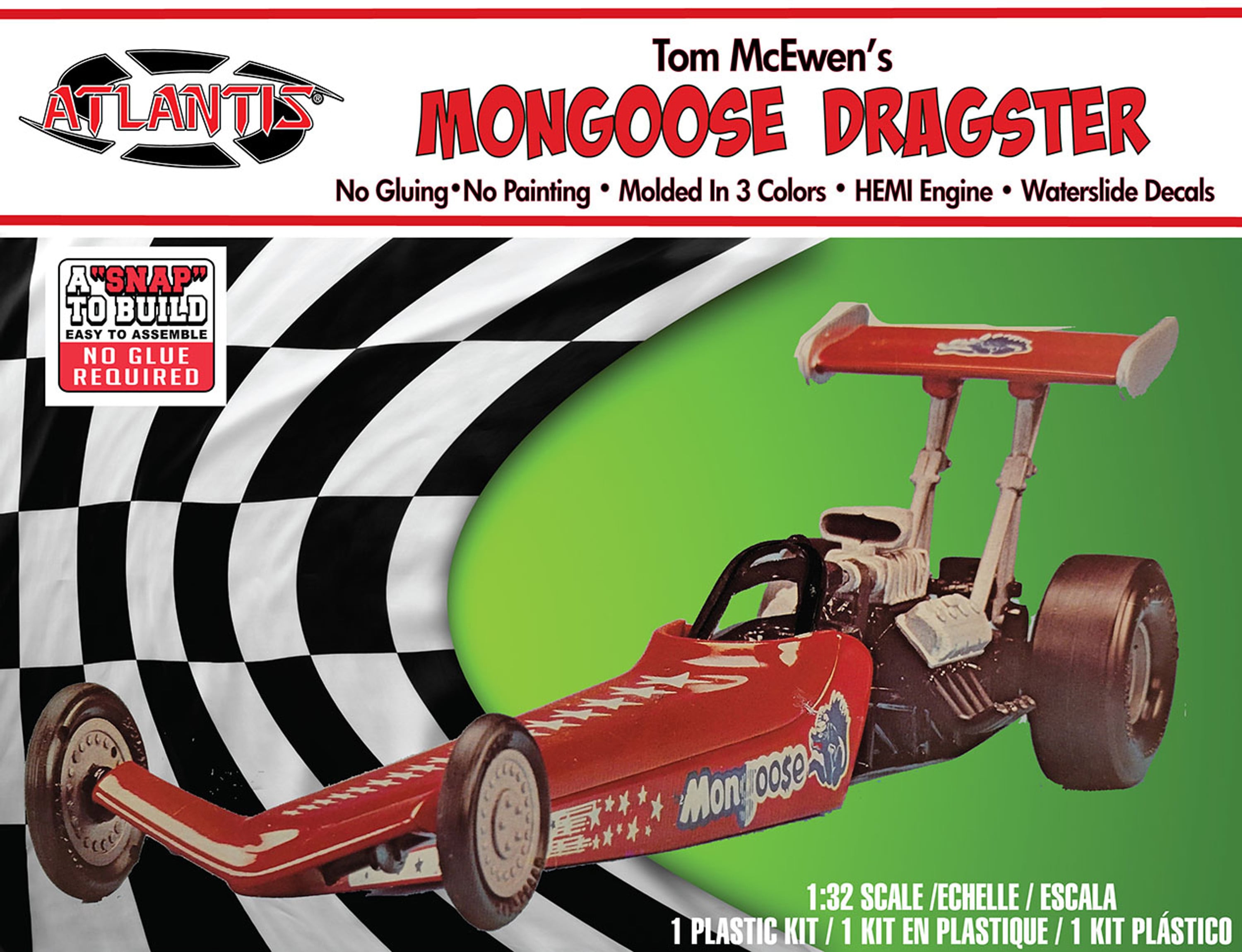 1:32 Snap American Rail Dragster