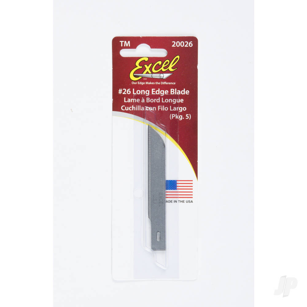 #26 Whittling Blade 3", Shank 0.345" (0.88 cm) (5 pcs) (Carded)-4