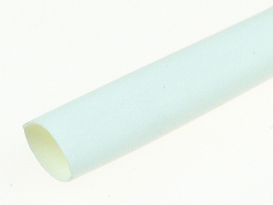 3/16in Heat Shrink Tubing White (3 pcs per package)