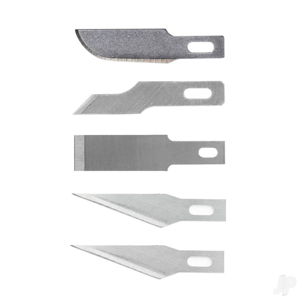Assorted Light Duty Blades (#10, #16, #17, 2x #11),Shank 0.25