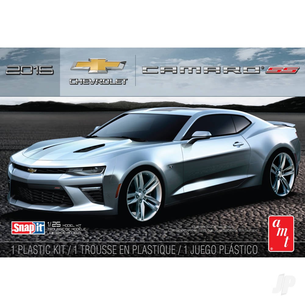 1:25 2016 Chevy Camaro SS Snap Kit (Red)-2
