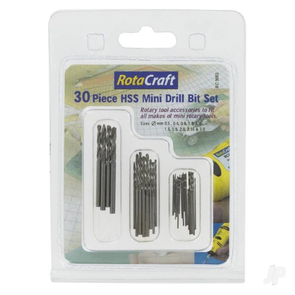 R/C9003 30pc HSS Mini Drill Bit Set