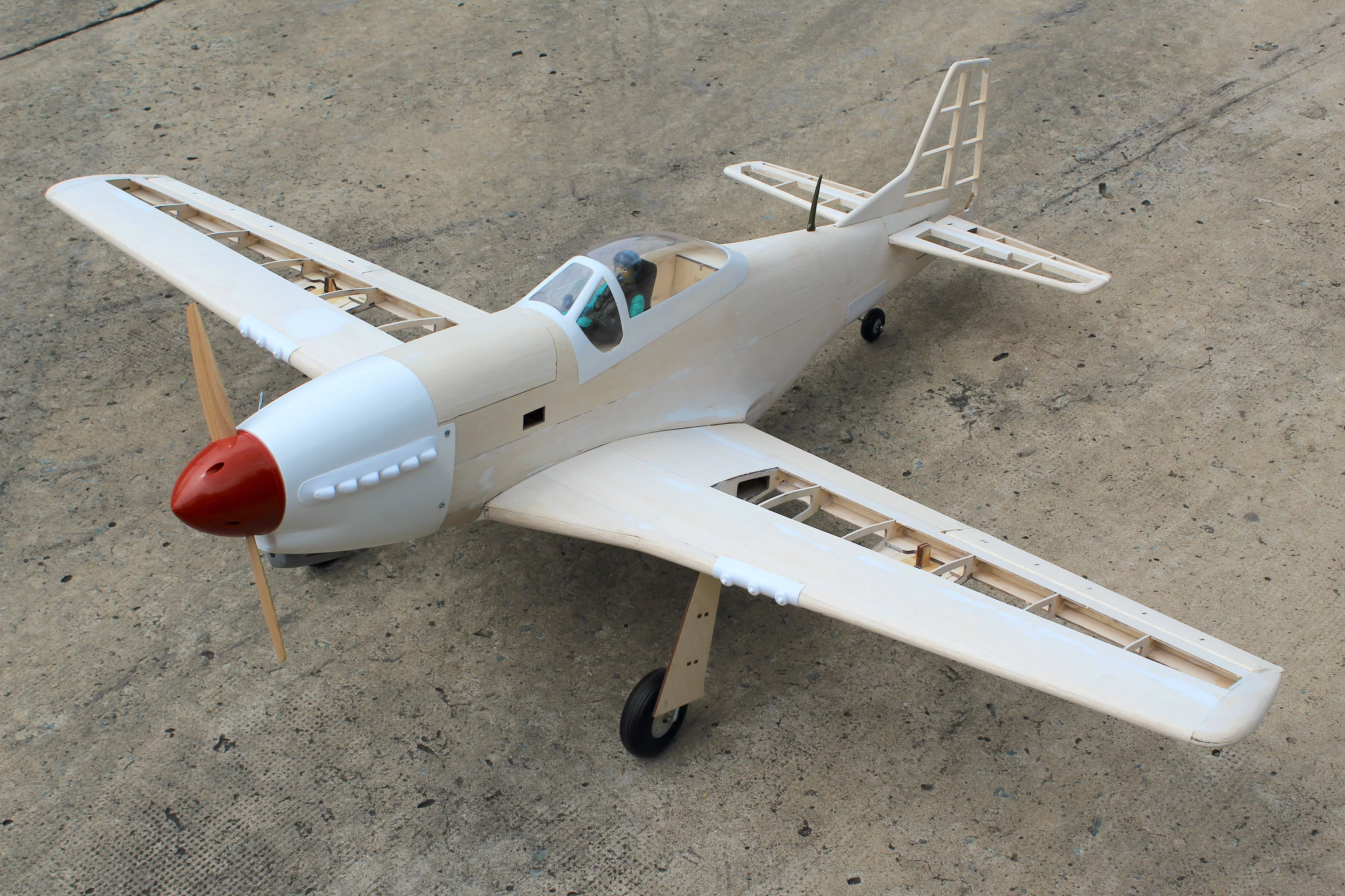P-51 Mustang Master Scale Kit (10-15cc) 1.43m (56.3in)-2