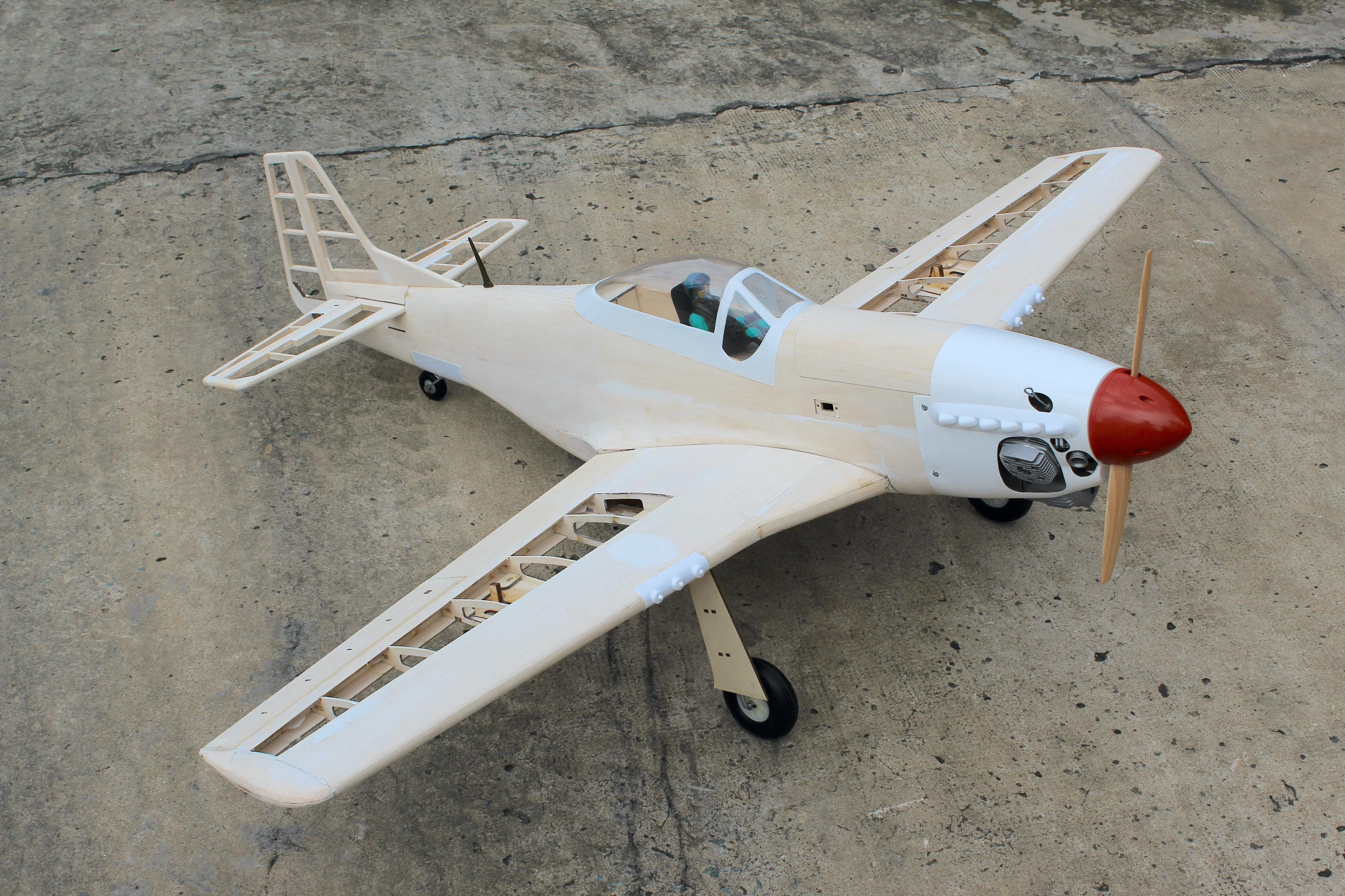 P-51 Mustang Master Scale Kit (10-15cc) 1.43m (56.3in)-3