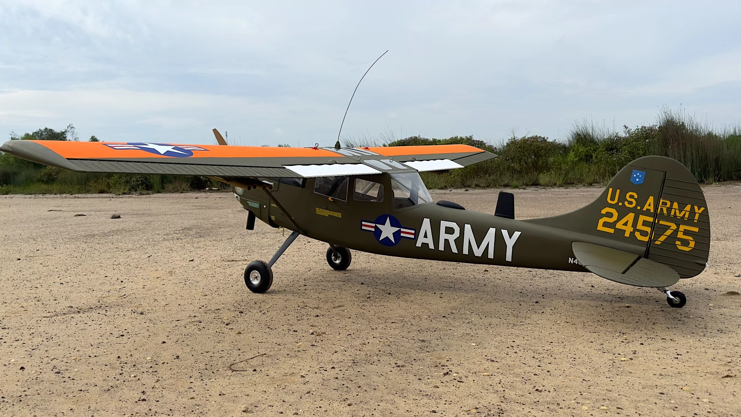 L-19A Bird Dog (Chickenman) (60-80cc) 3.09m (122.0in)-9