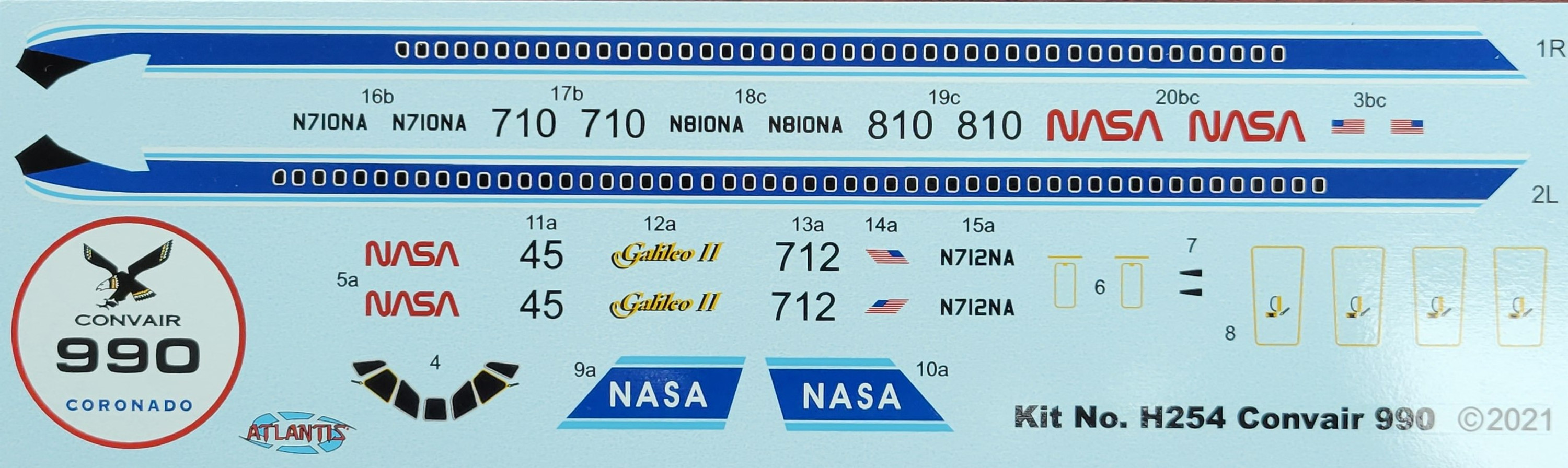 1:135 Convair 990 Jet Airliner-6