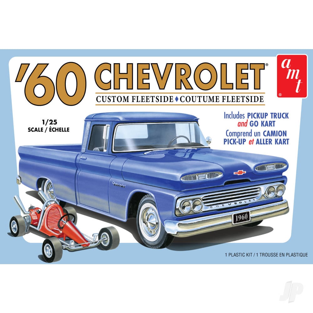 1960 Chevy Custom Fleetside Pickup with Go Kart 2T-2
