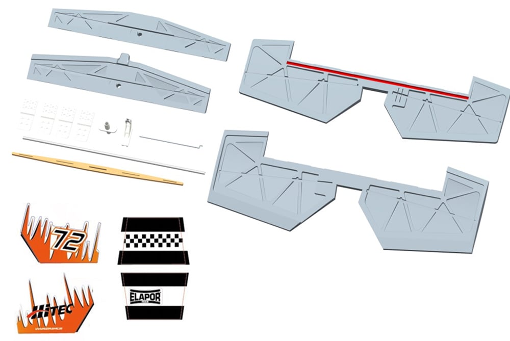 Tailplane Set in decal sheet
