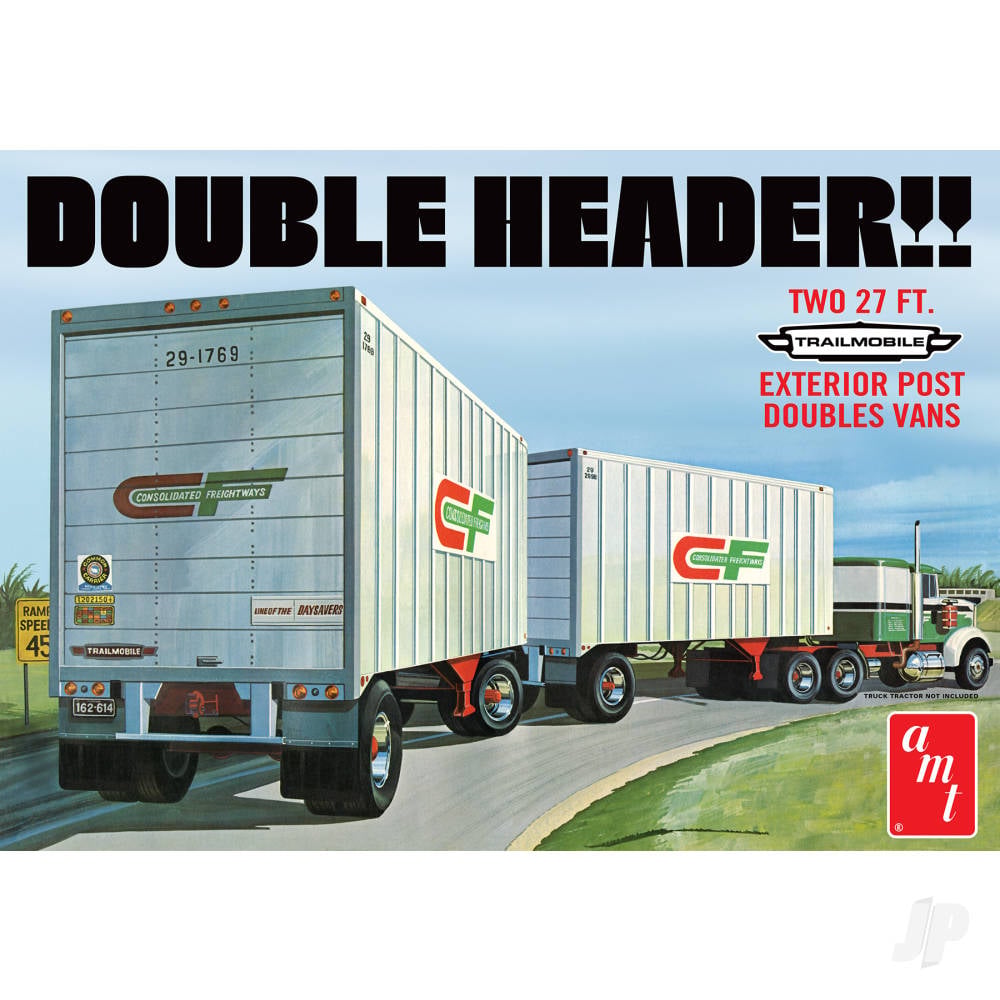 Double Header Tandem Van Trailers-2