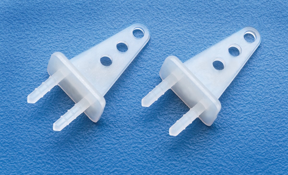 Micro Pushrod Guides 0.080in diameter Holes (4 pc per package)