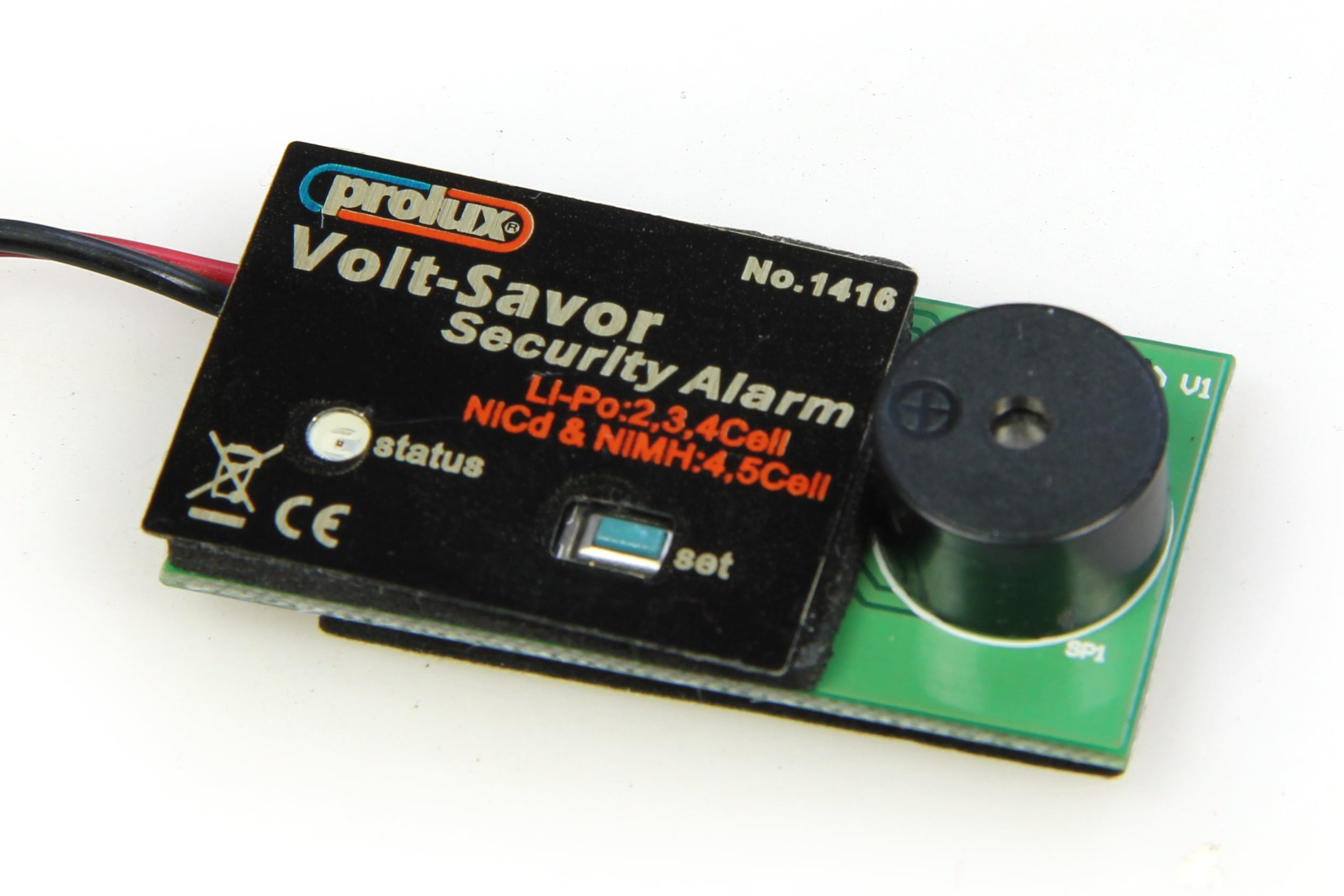 LiPo Low Voltage Alarm (Flash/Beep) 2-4 Cell