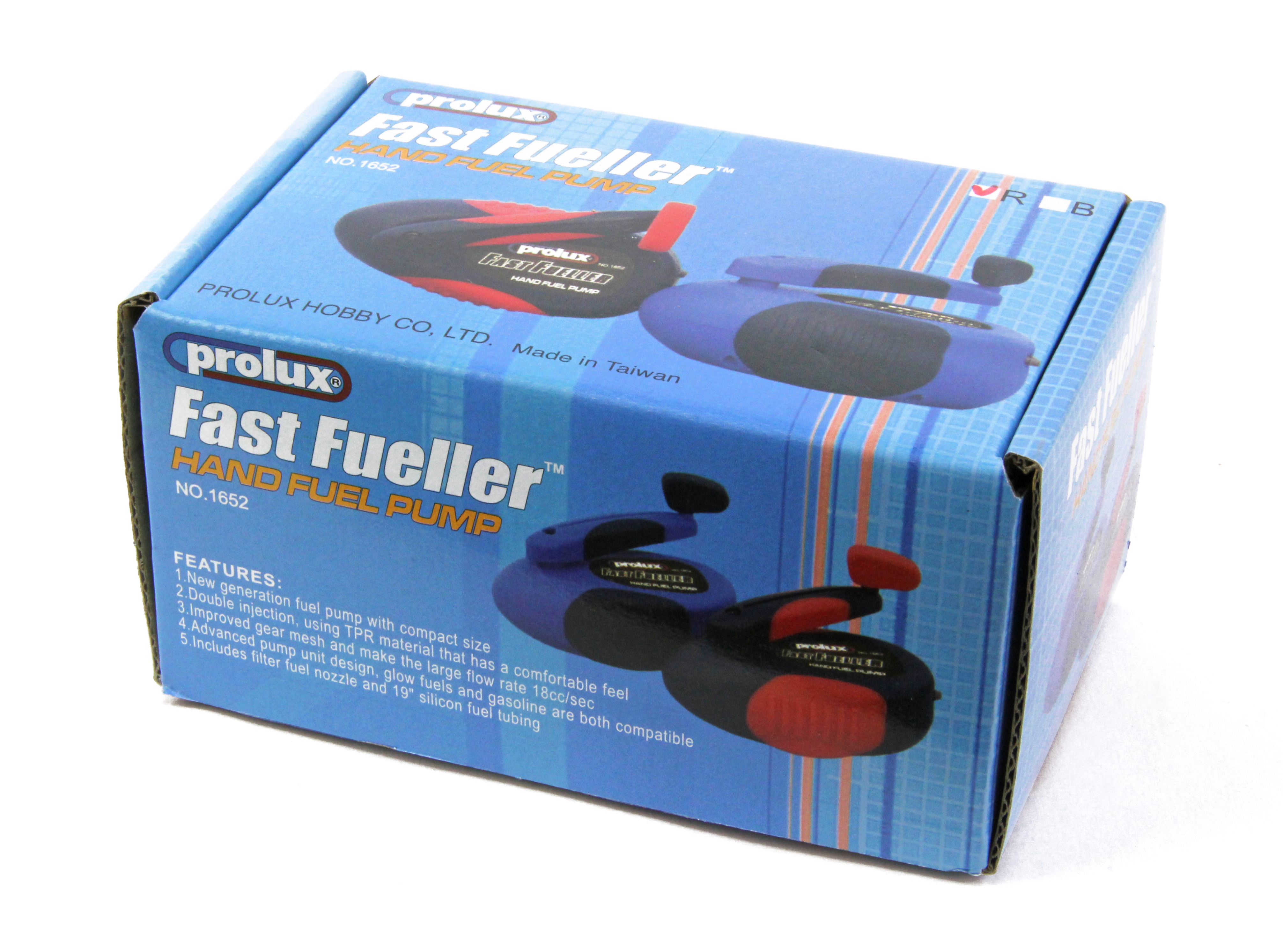Fast Fueller Hand Pump (Blue) Gas and Glow-6