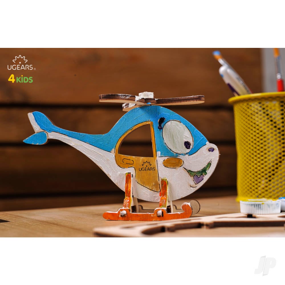 3D Colouring Model Helicopter-5