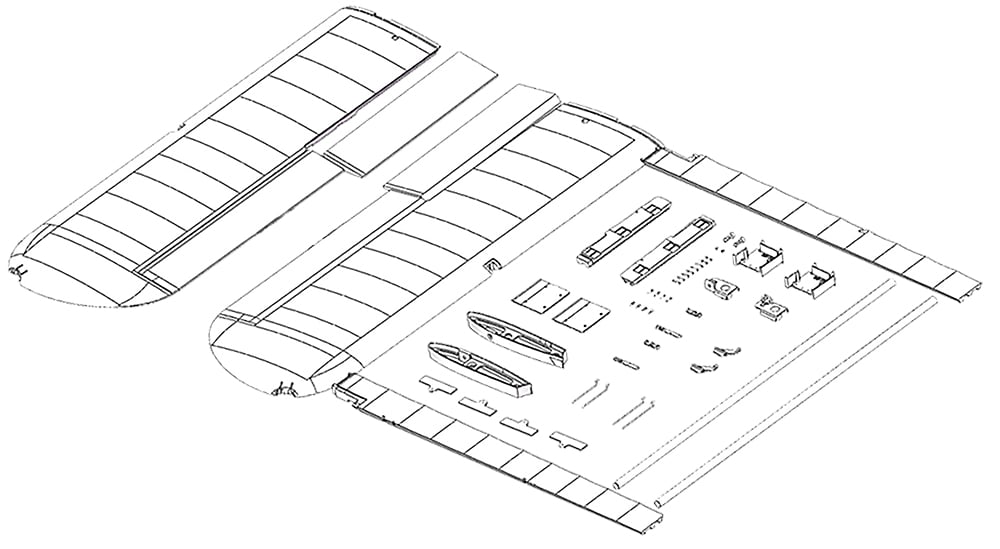 Wing Set FunCub XL Kit Version 224432