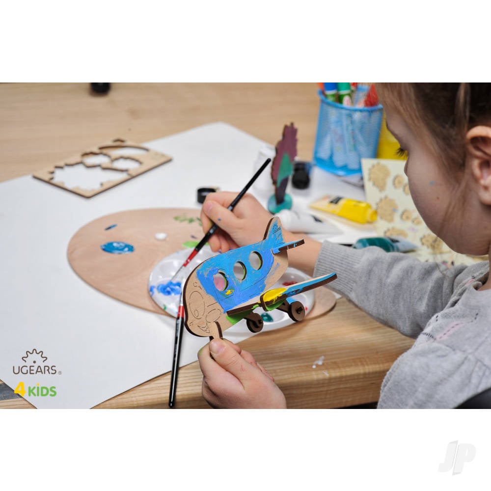 3D Colouring Model Airplane-4