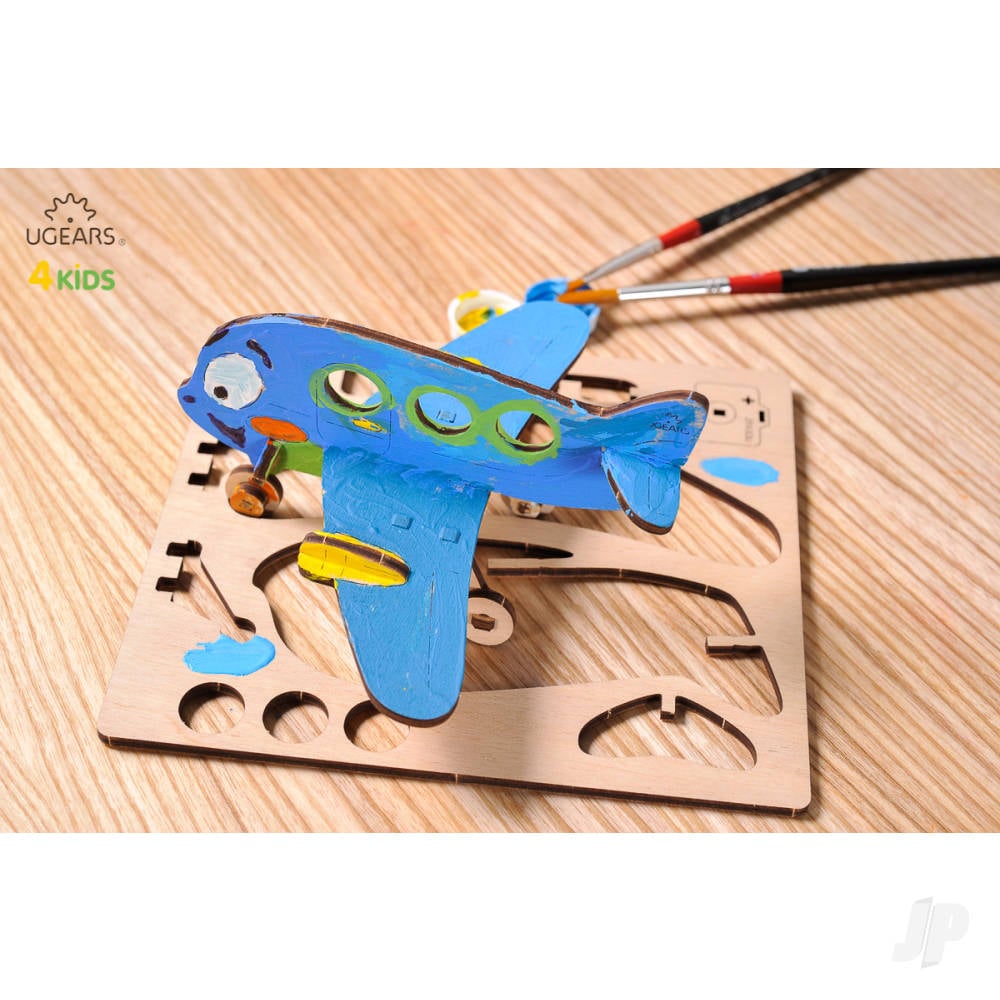 3D Colouring Model Airplane-5
