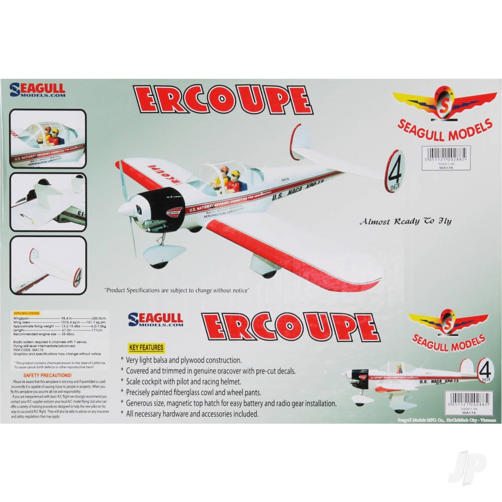 Ercoupe 35-45cc 2.5m (98.4in) (SEA-176)-4