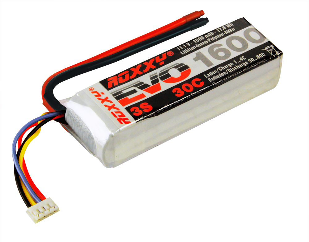 LiPo ROXXY Evo 3-1600 30C