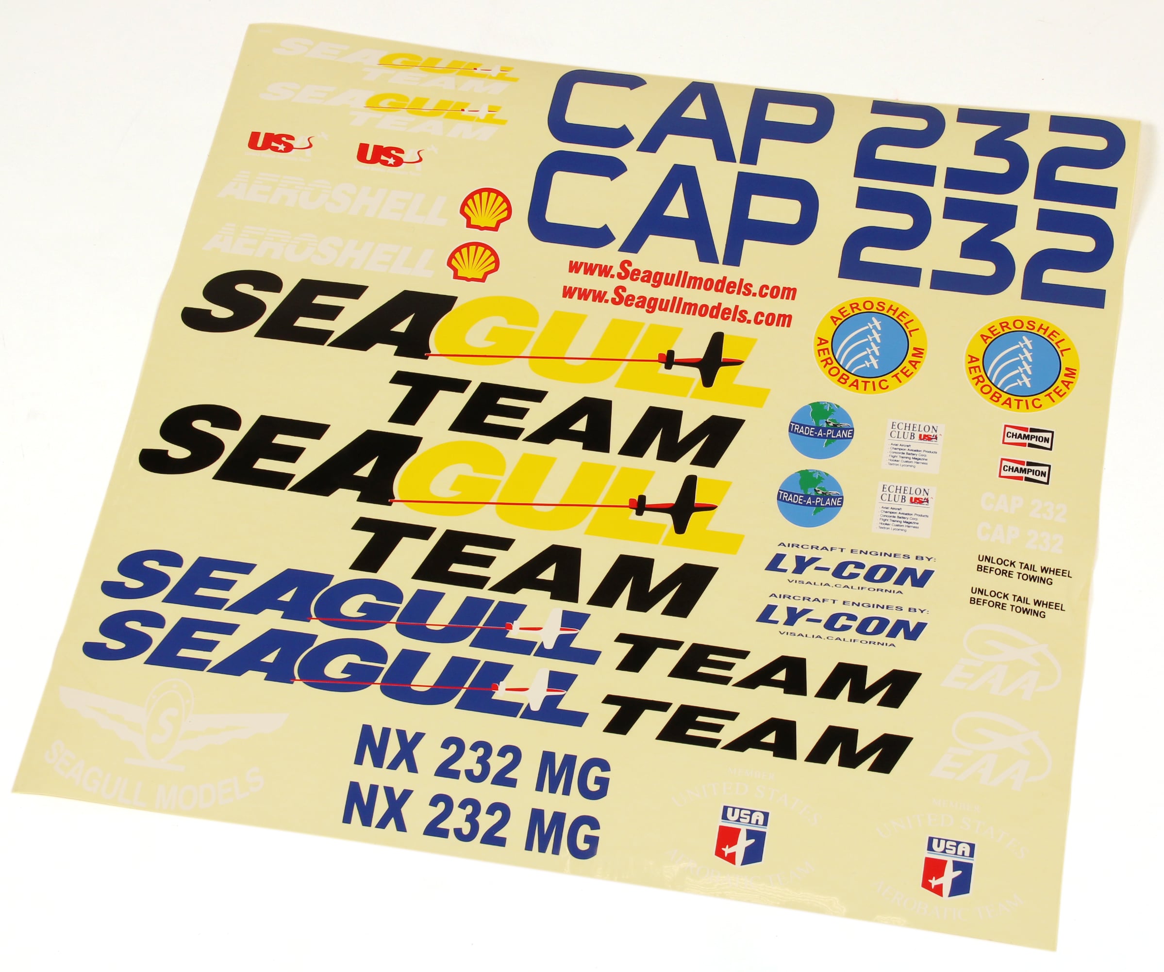 CAP 232 Decal Set (for SEA-91)