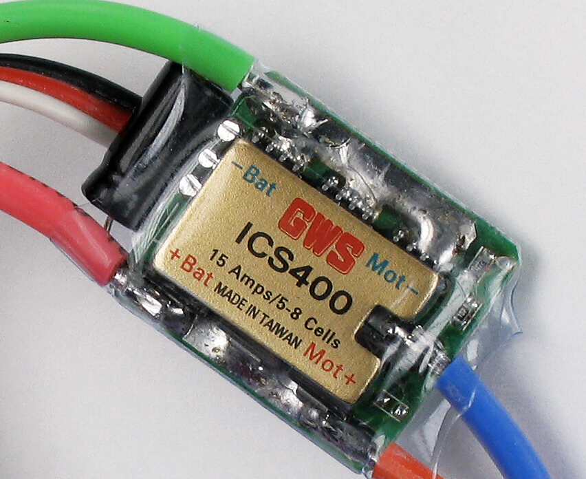 ICS-400 Speed Controller (15A) 6-10 Cells BEC-2