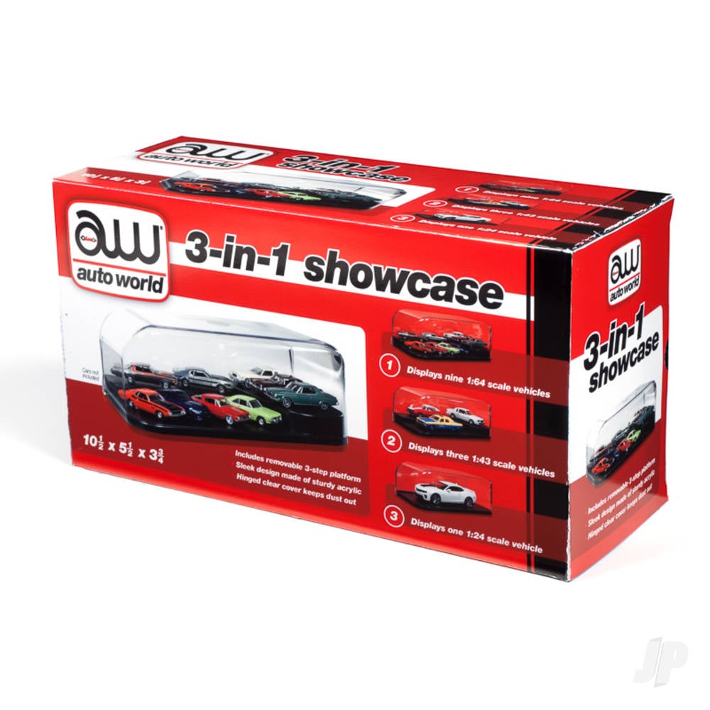 3 in 1 Display Case (Interchangeable Inserts)