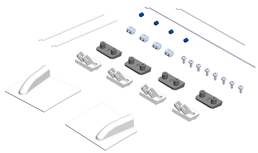 Small parts with motor mount FunRacer