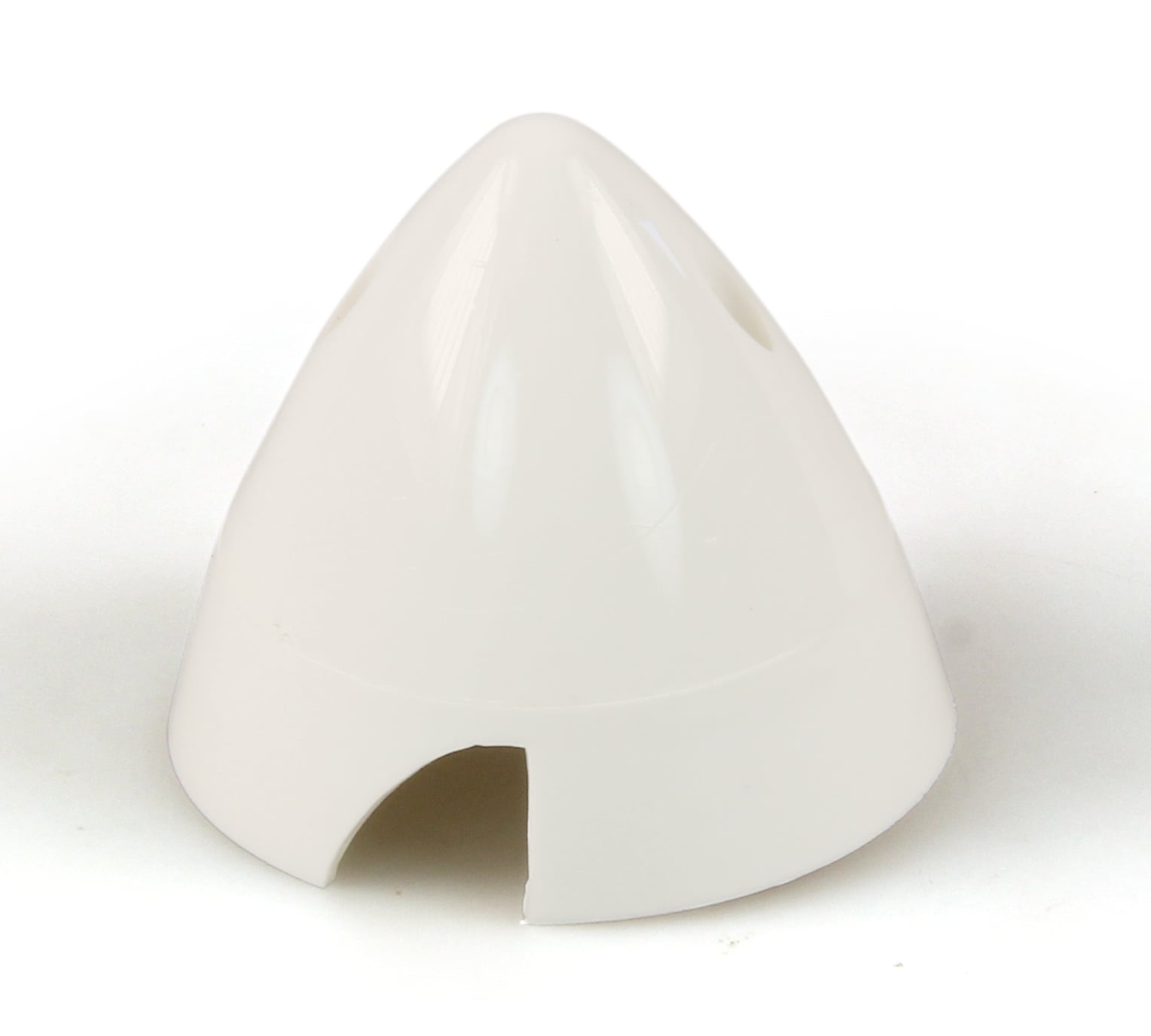 2 3/4in (69mm) White Nylon Spinner