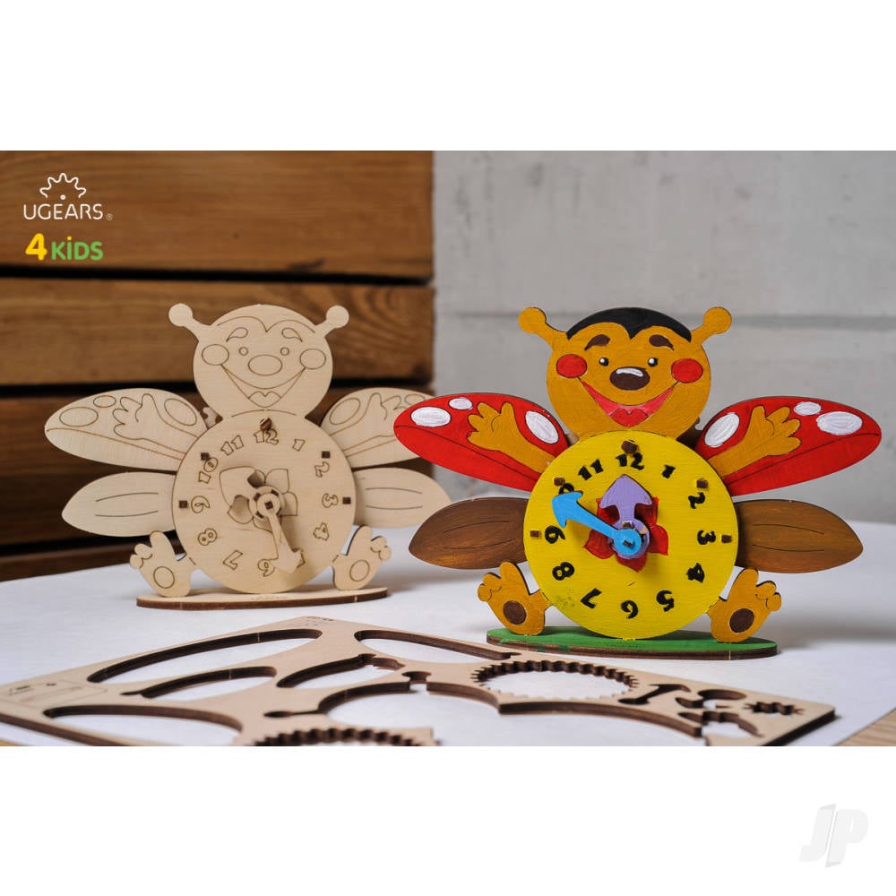 3D Colouring Model Clock-3
