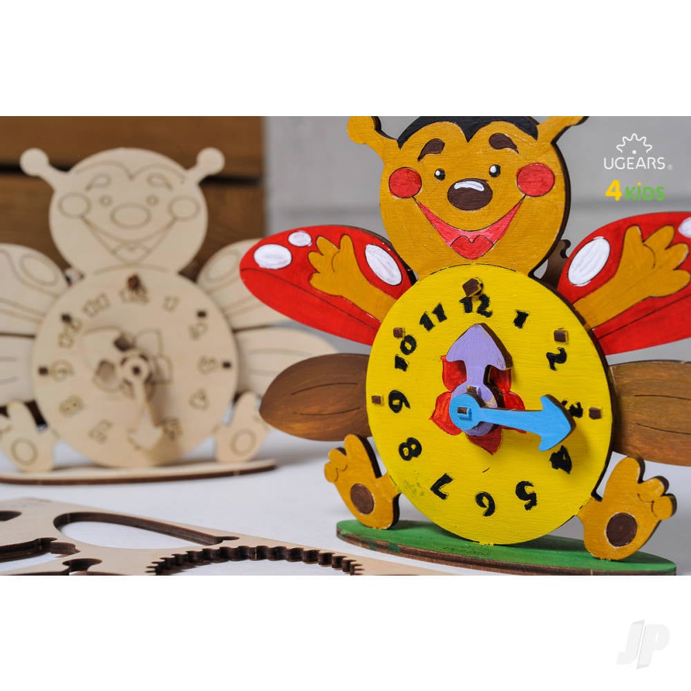 3D Colouring Model Clock-4