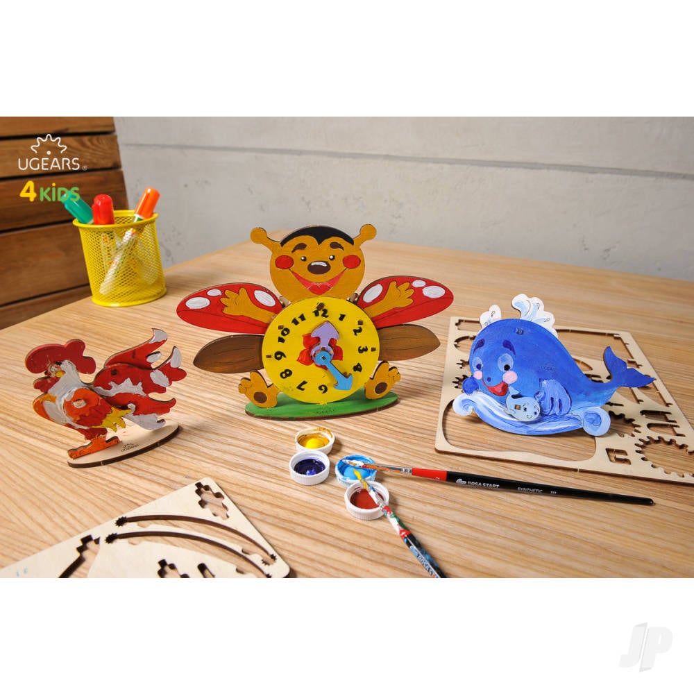3D Colouring Model Clock-5