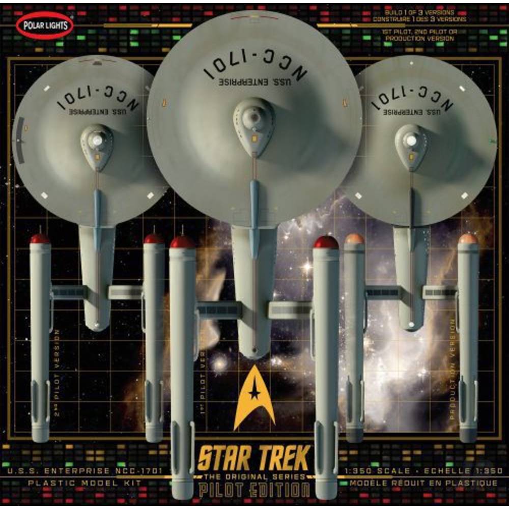 Star Trek TOS U.S.S. Enterprise w/Pilot Edition Parts