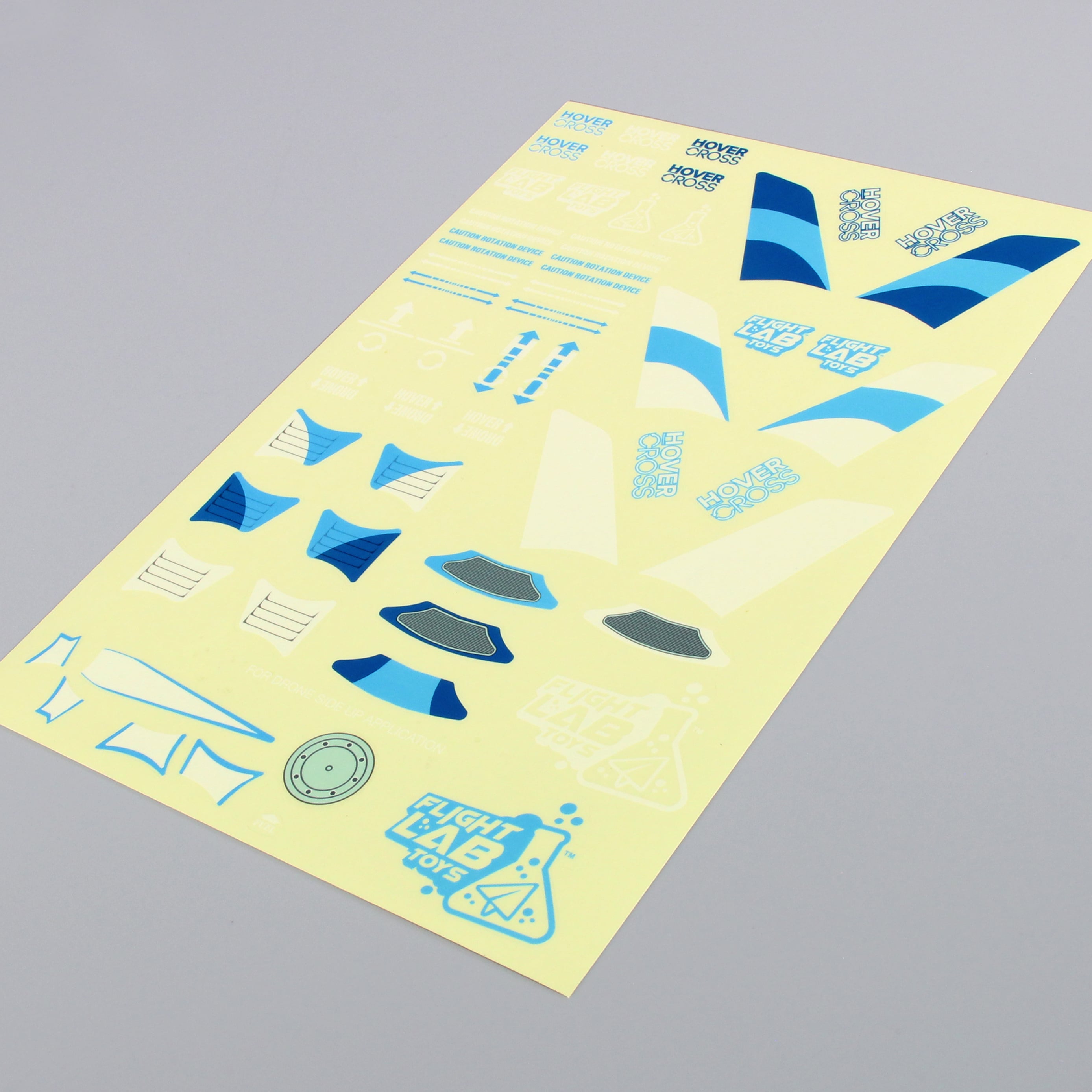 HoverCross Decal Sheet (Blue)