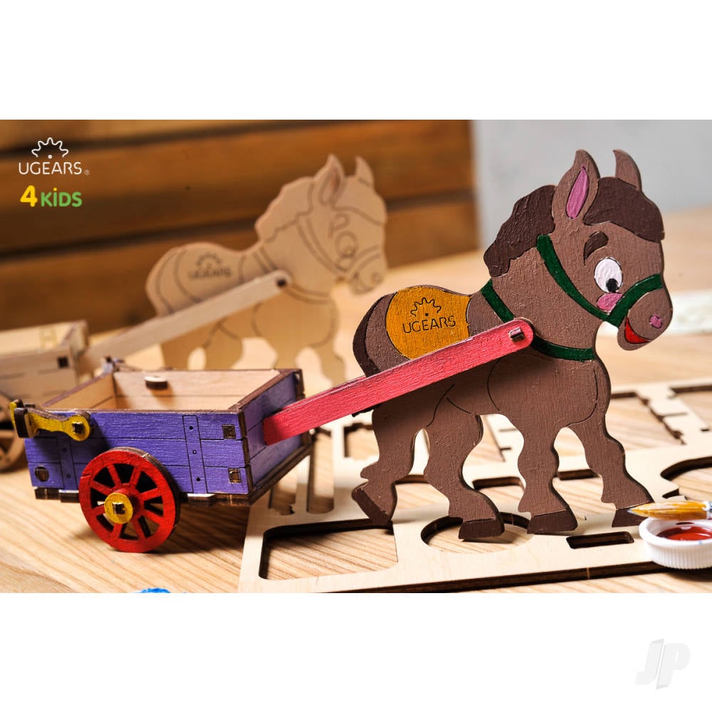 3D Colouring Model Donkey-2