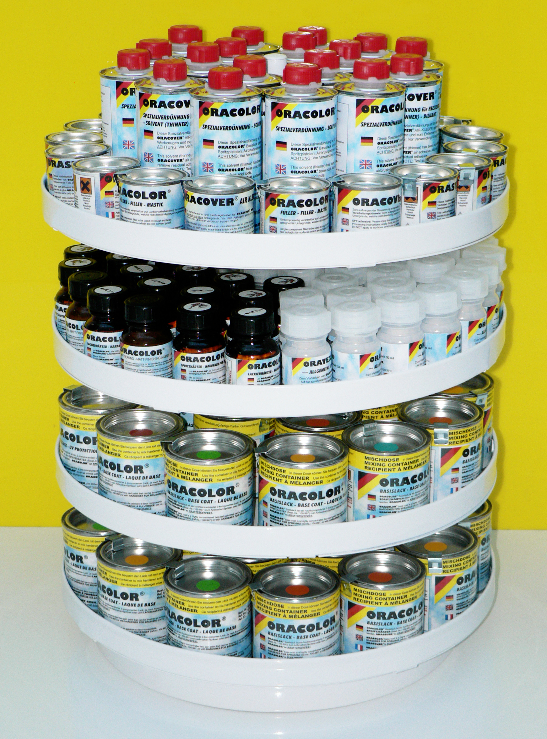 ORACOLOR Display Stand 4 Tray (0996)-2