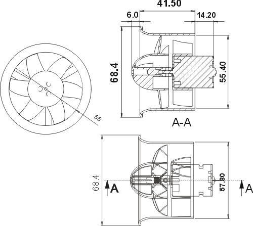 EDF55 Ducted Fan Unit-3