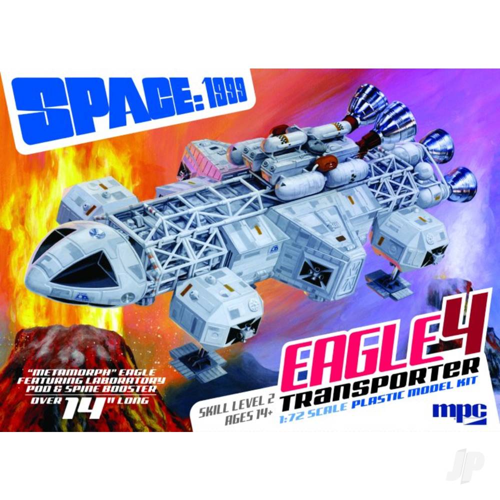 14" Space:1999 Eagle 4 featuring Lab Pod & Spine Booster-2