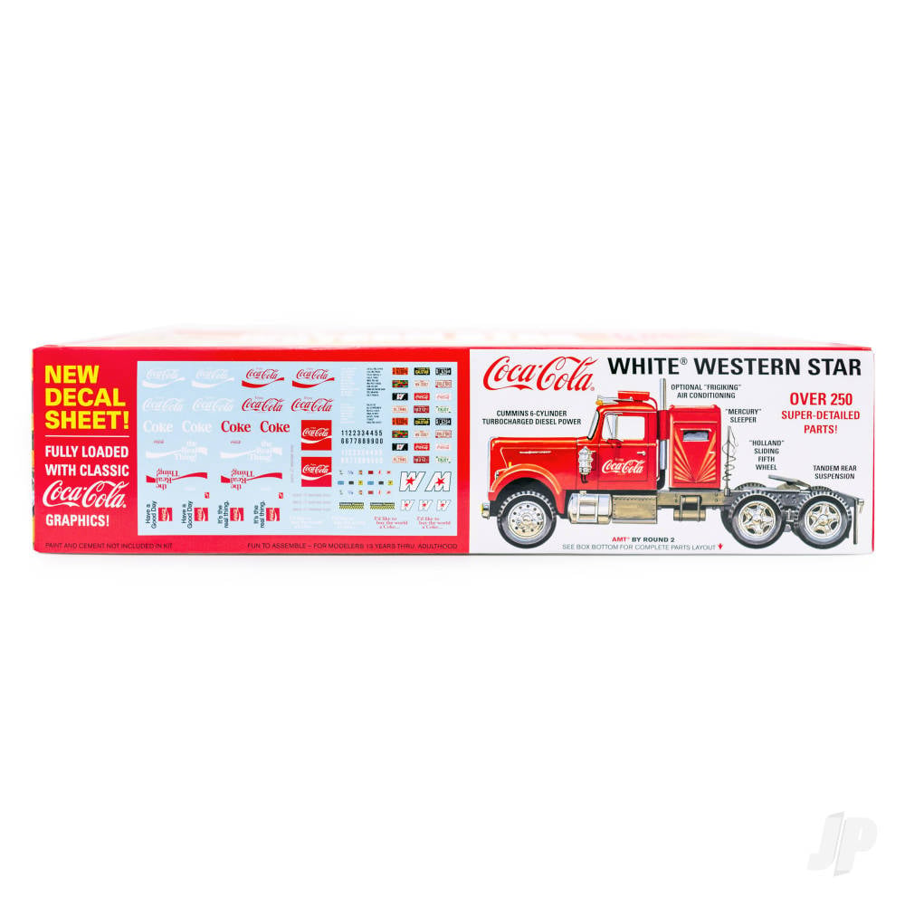 White Western Star Semi Tractor (Coca Cola)-5